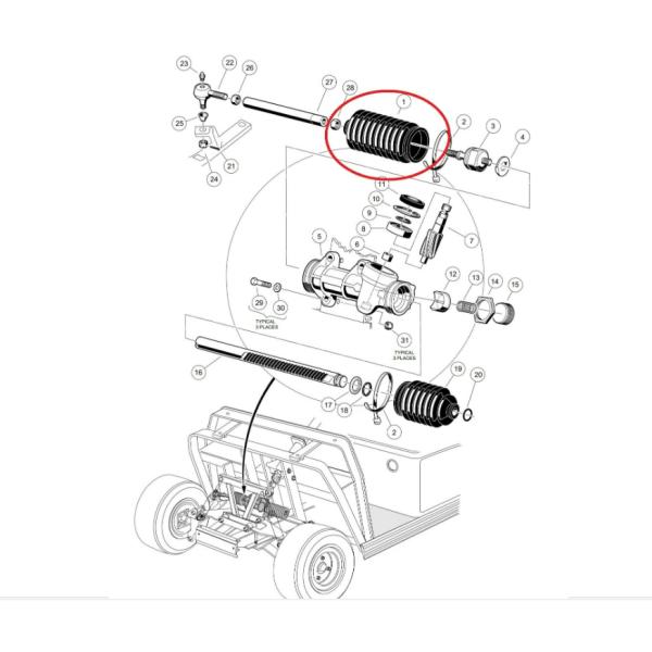 1013035 мембран управления рулем DS бьют сторону пассажира частей OEM автомобиля