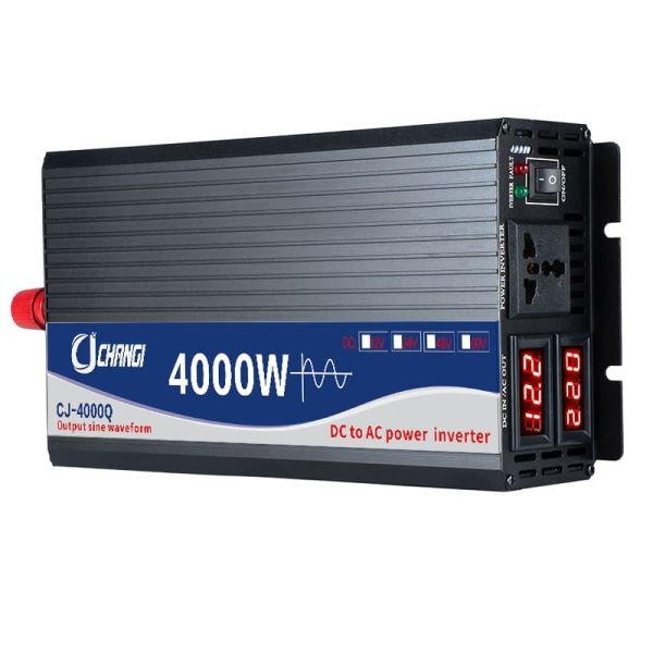 12V 24V Car Power Inverter DC To AC Pure Sine Wave Inverter 3000W