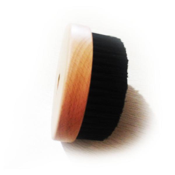 Car Detailing Bathroom Brush Drill Attachment 2 Inch Wooden Handle