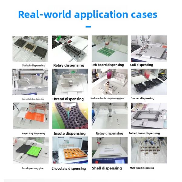 Visual Three-four-five Axis Silicone Paint Epoxy Resin Pu Uv Pvc Ab Hot Melt Doming Led Automatic Glue Dispensing Machine