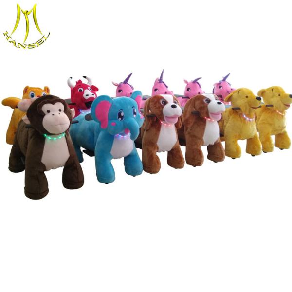 Hansel entertainment equipment adult ride on toys plush riding animals bike
