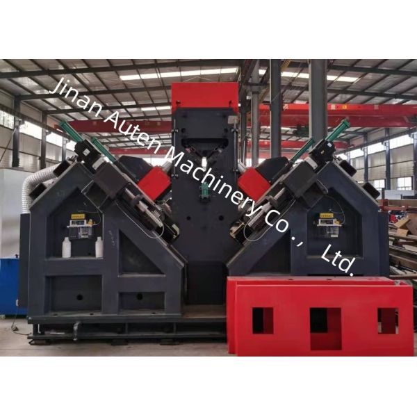 Transmission Line Towers High-Speed CNC Angle Drilling And Marking Line Structural Steel Fabrication