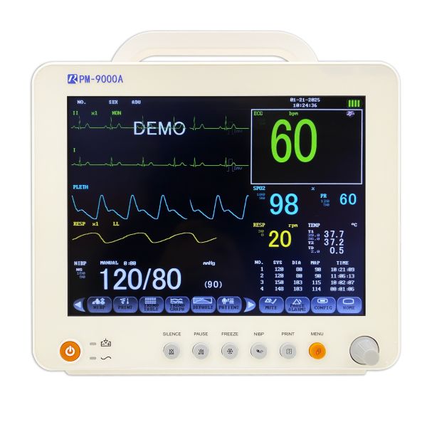 12.1inch Veterinary ICU Room Multiparameter Patient Monitor for Vital Signs Monitoring