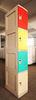 10 Tier Blue Keyless Shoe Storage Locker Corrosion Proof For Employees