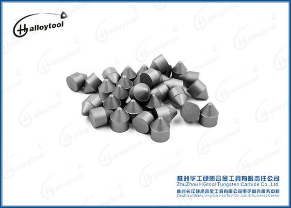 JK05 / JK10 Tungsten Carbide Products Conical Drilling Tips For Rock Drilling Tools