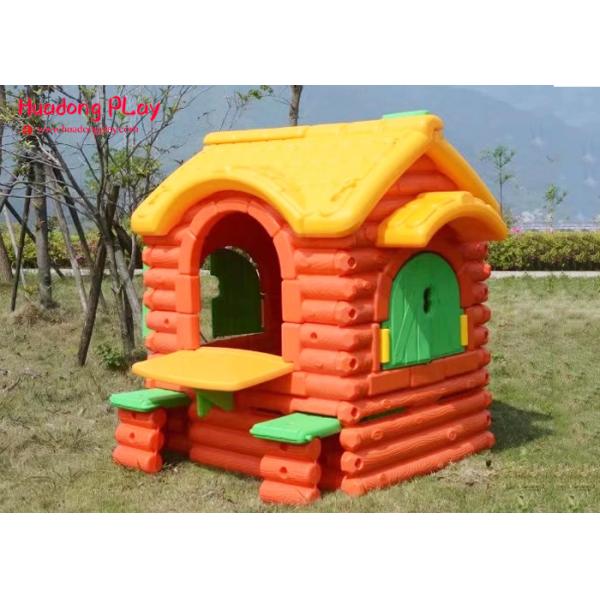 Fairy Tale Playground Nursery Active Play Equipment Indoor  ,  LLDPE Forest Lodge Playhouse