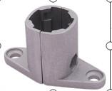 AL-33 Alloy 6063-T5 Aluminum Pipe Connector For Aluminum Pipe Diameter 28mm