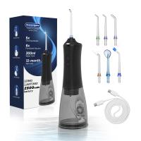 Flosser Dental sem fio Limpeza Dentária IPX7 Impermeável 6 dicas 5 modos 5 intensidades