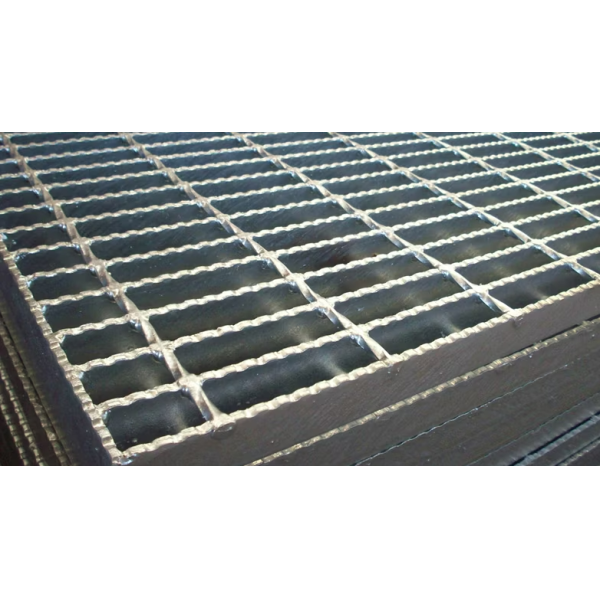 Hot Dipped Galvanized Serrated Stainless Steel Grating High Strength Drain Cover for Outdoor Use