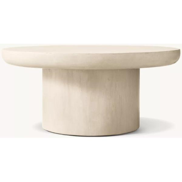 Customizable Size Modern Side Table Furniture for Living Room  white and wood coffee table