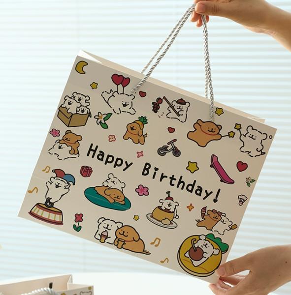 Custom Logo Paper Gift Bags for Retail and Events