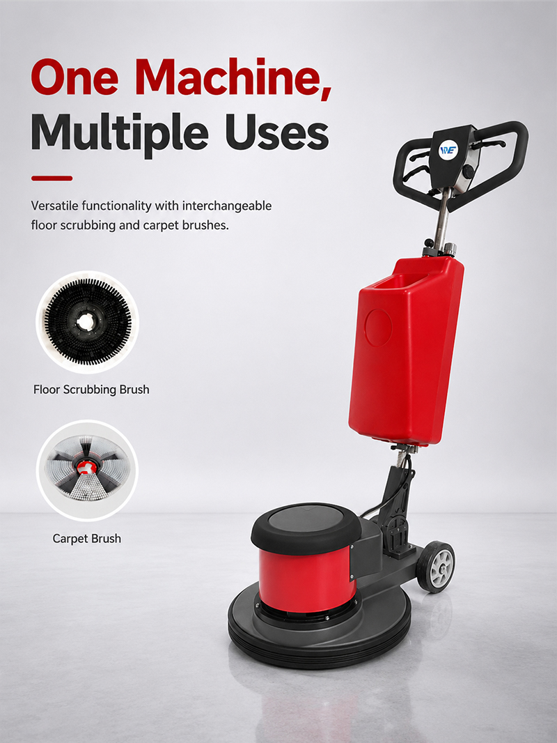 220V Multifunctional Carpet Cleaning Machine Commercial Hotel Supermarket Marble Floor Polishing Machine