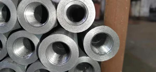 High Density Ceramic Thermocouple Protection Tubes Ceramic Enamel Drilled Iron