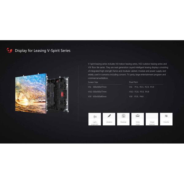 P3.91 Outdoor Rental LED Screen Stage Video Wall 1/16S Scan mode