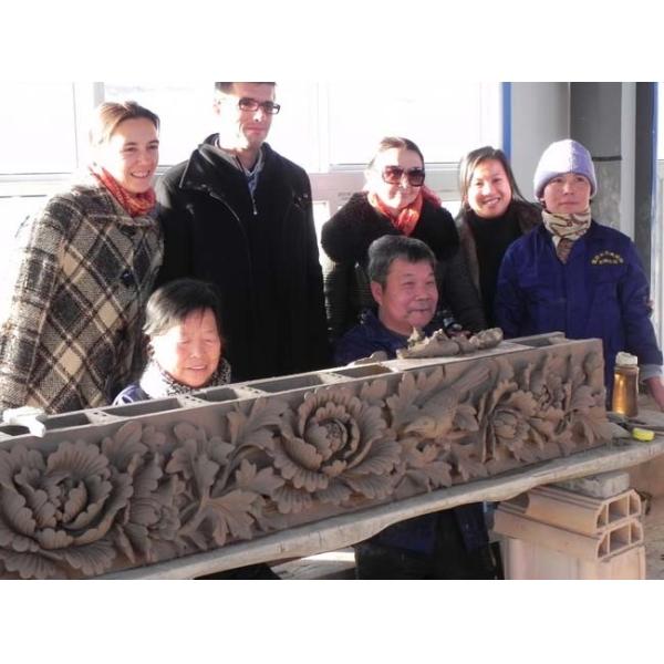 Traditional Garden Chinese Glazed Roof Tiles Gazebo Plain Decorative