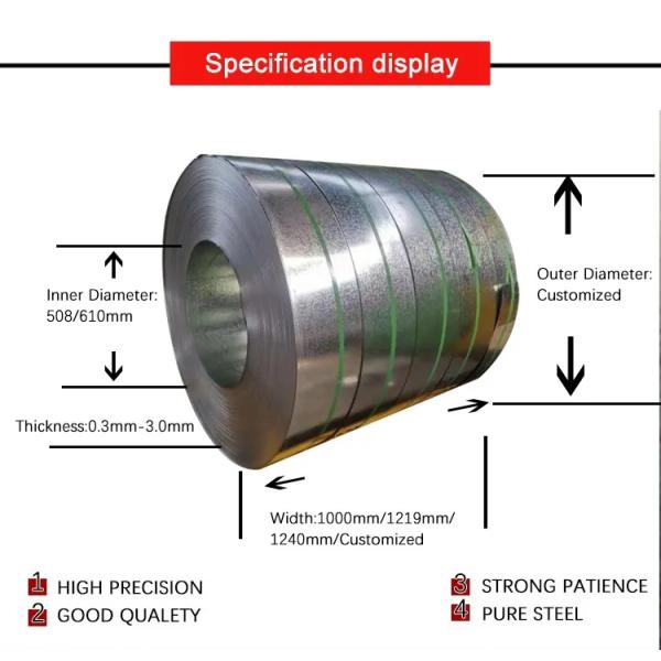 Цинк SGCC покрыл катушку 0.2mm ASTM гальванизировало стальной лист Gi в катушке