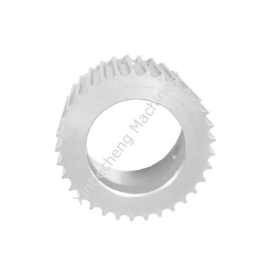 ODM 3M Toothed Pulley Wheel Silver Aluminum Anodic Oxidation Timing Belt Pulley