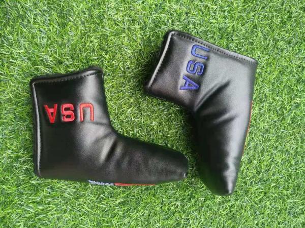 club cover , Golf head cover , USA golf head cover , putter headcover ,  USA headcover