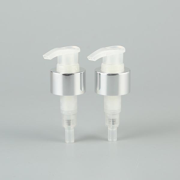 24/410  28-410 Dispensing Lotion Bottle Pump Silver