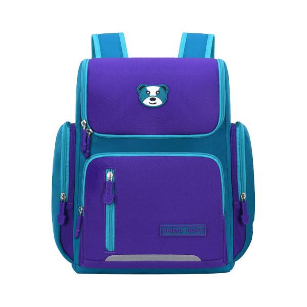 Primary Leather School Backpacks Boys Girls Kids Orthopedic Mochila 42*32*20cm