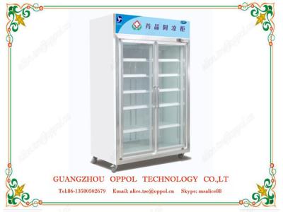 OP-006 Freestanding Medical Refrigerator Pharmaceutical Cooler Top Mounted Compressor Free