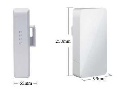 5.8GHz 300Mbps Outdoor Wireless Bridge with 5km Range for Long-Distance Transmission
