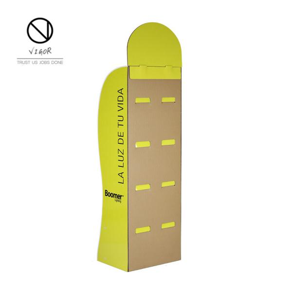 Cardboard Cosmetic Display Commercial Sectional Display Furniture with Folding Design