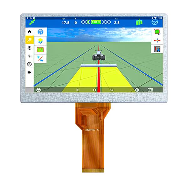 Normally White 7 Inch TFT Screen High Brightness TFT Display 800×480