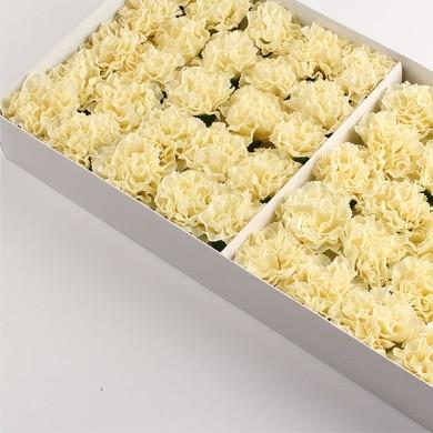 Imitation Flower Carnation Realistic Soap Flower Head Mother's Day Gift Carnation Soap Flower Bouquet