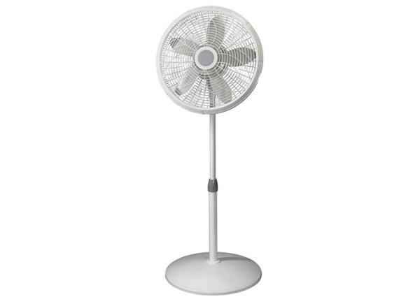 Elegant 16 Pedestal Fan 90 Degree Oscillation Safety Grill Round And Cross Base