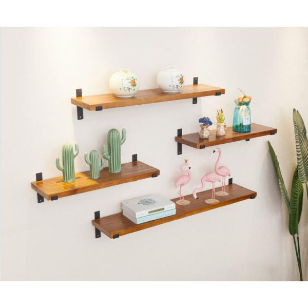 Contemporary Design 3 in 1 Floating Wood Wall Shelves for Apartment Organization