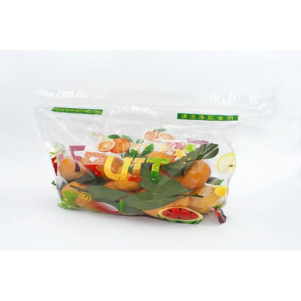 Stand Up Fresh Fruit Bags Packaging BOPP Material Reusable With A Tear Notch