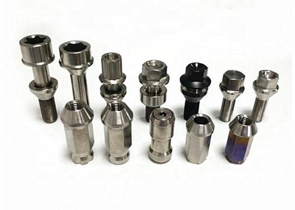 Rainbow Gr5 Titanium Wheel Bolts Fasteners Light Weight Titanium Auto Parts