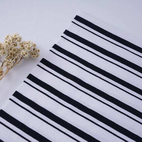 Чистая хлопчатобумажная полосатая вязаная ткань 175 см 185 грамм мягкая свитерная ткань