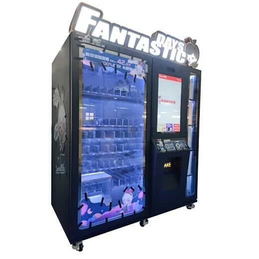 Internet 4G / WIFI / LAN Customize Vending Machine Capacity 7 Floors* 12 Slots No Refrigeration System
