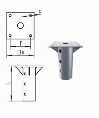 Hot Dip Galvanized Screw Helical Pile Cap Q235 Q355 Construction Material