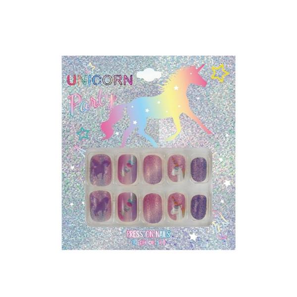 10 Pieces Short Children Press On Fake Nails For Girls Customizable