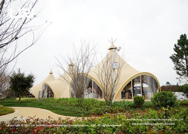 8m Luxury Teepee Glamping Tent  with Special Shape for Outdoor Event