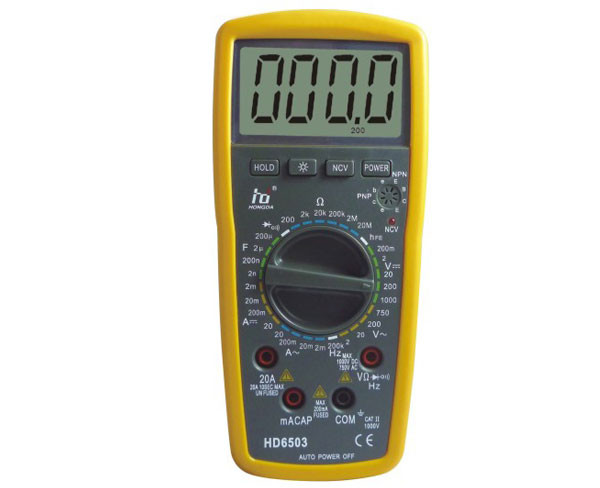 Вольтамперомметр автомобиля DMM колебаясь цифровой/электрический тестер вольтамп