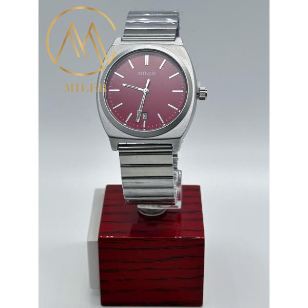 Reloj de lujo de cuarzo con logotipo personalizado Reloj de muñeca de cuarzo Un regalo personalizado para cualquier ocasión