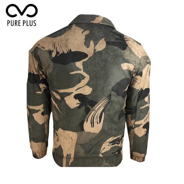 Outdoor Mens Warm Winter Jacket , Corduroy Jacket Mens Wear Resistant
