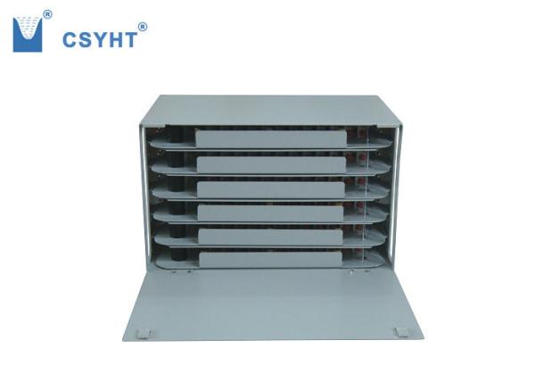 Indoor 144 Port Fiber Optic Patch Panel 19inch Rack Mount Fiber Patch Panel