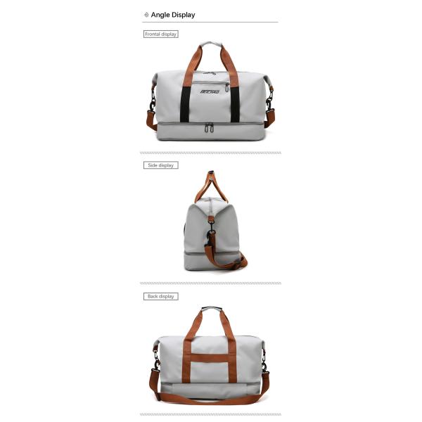 Bolso de viaje Unisex Bolso de viaje Carry on Baggage Bag Dry and Wet Waterproof