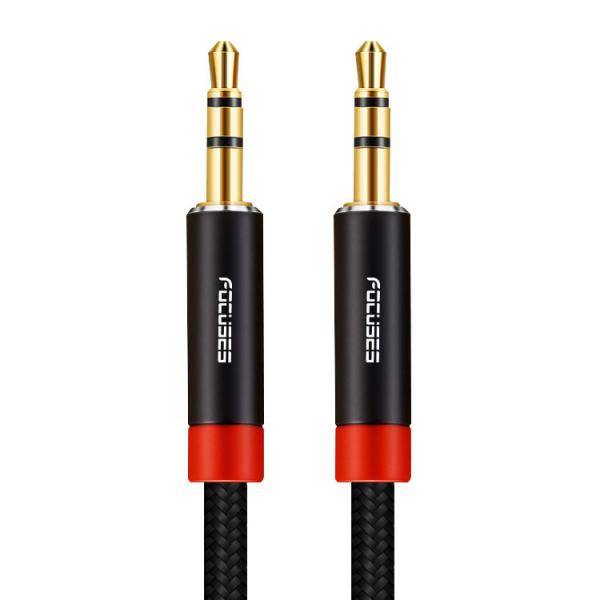 Nylon Braided 3m Stereo Audio Aux Cable With Standard 3.5mm Audio Jack