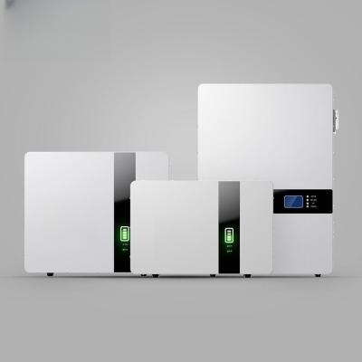 Bateria solar Powerwall montada na parede 10Kwh 20Kwh 48V 51.2V 100Ah 200Ah Com BMS