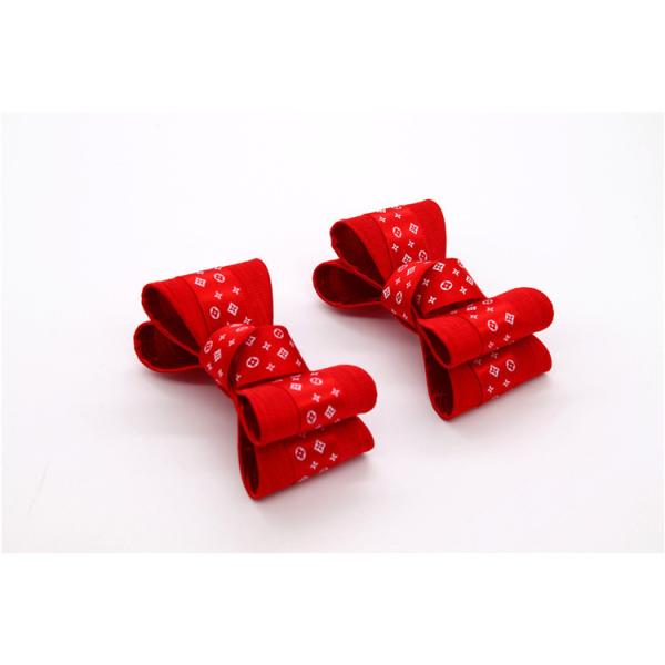 Ribbon coloured bow-tied shoe flower,Handmade footwear ornaments and flower Thread ribbon Beige ,white,black,red ,blue