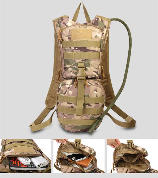 Tactical Pack Backpack 900D Hydration Bladder for Hiking Biking Running Walking and Climbing