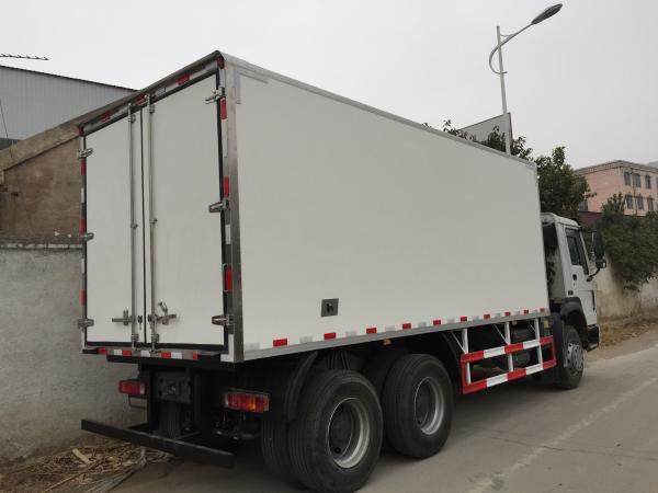 Refrigerated Box Truck With Euro III , Refrigerated Delivery Truck 6X4