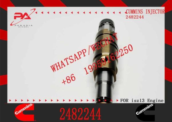 Producción directa de fábrica Inyector de combustible diesel de alta calidad Inyector de tren común 2482244 para motor de combustible diesel DC13 2872405 2