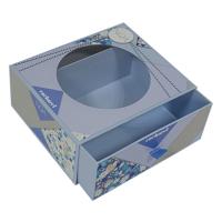 Boîte-cadeau d'habillement de boîte d'emballage d'habillement de couleur avec la fenêtre de PVC